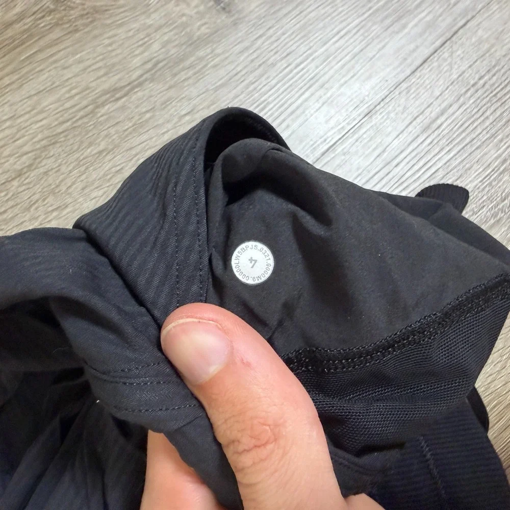 Lululemon Dance Studio Jogger Pants W5BPJS Black Size 4 Drawstring